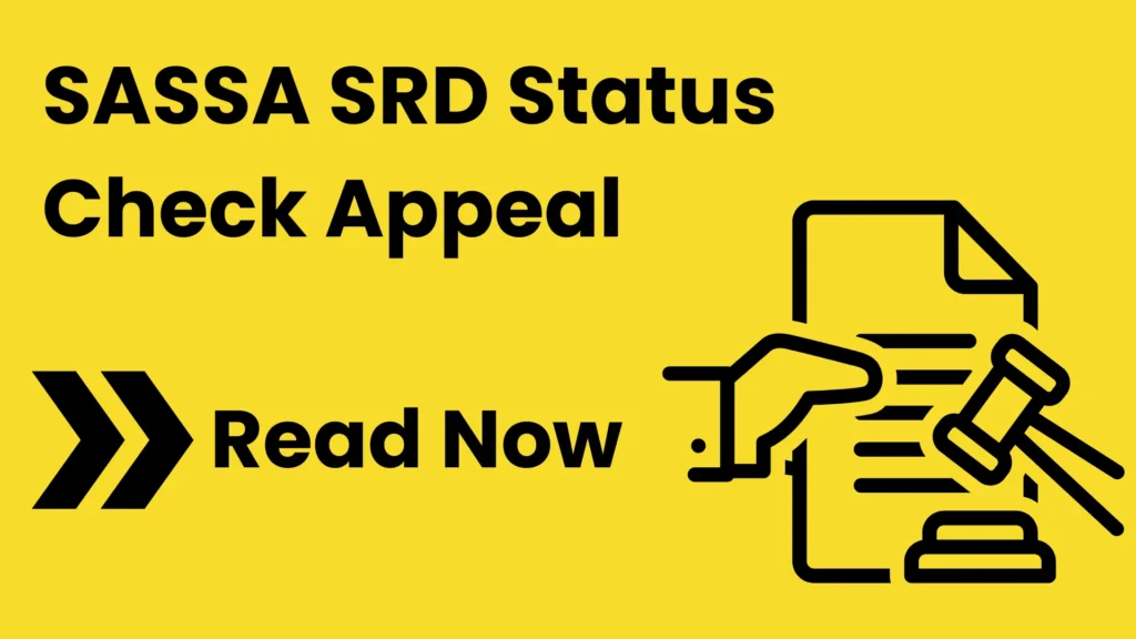 SRD Status Check Appeal