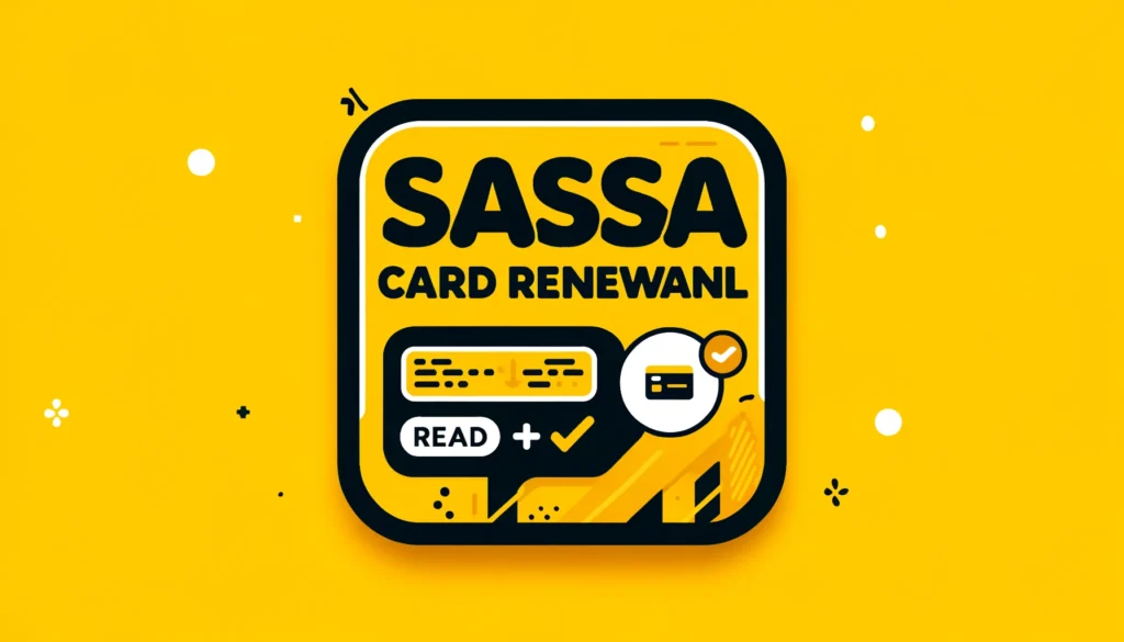 sassa card renewal